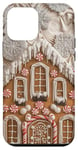 iPhone 12 mini Cute Christmas Gingerbread House Snowflakes Holiday Xmas Case