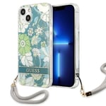 Guess Case GUHCP13MHFLSN iPhone 13 6.1", vihreä