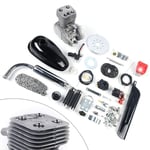 100cc vélo 2 temps moteur essence kit bricolage vélo motorisé monocylindre refroidi par air 3.2kw/5500r/min