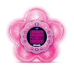 VTech - KidiMagic Galaxy Light Rose, Radio Réveil Enfant 9 en 1 avec Effets Lumineux, Projection d'Aurores Boréales au Plafond, Enceinte, Jeux, Cadeau Enfant de 6 Ans à 12 Ans - Contenu en Français