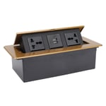 Power Strip Dual USB Hub Connection Box Pistorasia 250V Kotitoimistoon