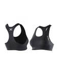 2XU Medium Impact Support Bra Womens Black/Black - S