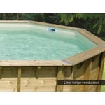 Liner seul pour piscine bois Linéa 11,00 x 5,00 x 1,40 m Beige