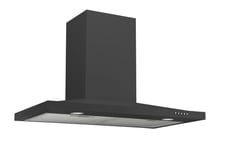 Award Canopy Low Profile Rangehood 90cm 1,000 m3/h max. extraction Matt Black with Push Button Control