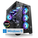 PC Gaming - CSL Computer - M11180H - Intel Core i7-14700F - GeForce RTX 4060 Ti - 32 Go RAM - 2 To SSD