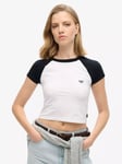 Superdry Cropped Baseball T-Shirt