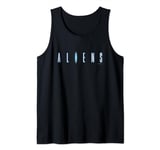 Alien 45th Anniversary Aliens 1986 Movie Sequel Title Logo Tank Top