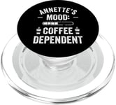 ANNETTE Personalized Cute Coffee Girls ANNETTE Name PopSockets PopGrip for MagSafe