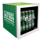 Husky - Carlsberg Drinks Cooler, Compressor, 45.8L, Stainless Steel, White