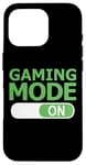 Coque pour iPhone 16 Pro Mode de jeu sur console de jeu vidéo amusante PC de jeu