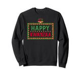 Kinara Seven Candles Principles Of Kwanzaa Happy Kwanzaa Sweatshirt