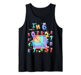 Maths Day Number Costume 6th Birthday Idea For Kids & Number Tank Top