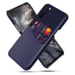 OnePlus Bofink Nord Card kuoret - Sininen Tummansininen