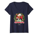 Womens National Lampoon's Christmas Vacation Merry Clarkmas V-Neck T-Shirt