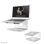 Newstar NSLS050 Raised and Rotatable Aluminium Laptop Stand - Silver Silver Rais