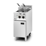 Opus 800 by LincatOE8105 Stainless Steel Electric Twin Tank Fryer 2 x 9.5 Ltr - 400 mm (W) x 800 mm (D) x 1020 mm (H)