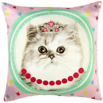 Arthouse Hall of Fame Cat Filled Cushion Girls Kids Bedroom Decor 45 x 45 cm