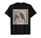 Vintage Girl Crows Before Bros Support Your Local Murder T-Shirt