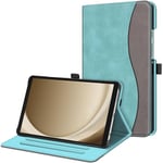 FINTIE Étui pour Samsung Galaxy Tab A9 8,7" modèle 2023 (SM-X110/X115/X117), Support de visualisation Multi-Angle Intelligent avec Poche, Turquoise