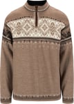 Dale of Norway Men's Blyfjell Knit Sweater Mountain Stone/Offwhite, M