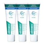 Valkaiseva hammastahna herkille hampaille Sensitive Whitening Trio, 3 x 75 ml