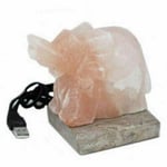 HIMALAYAN SALT LAMP CRYSTAL PINK ROCK SALT LAMP NATURAL HEALING USB Elephant