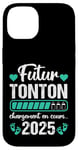 Coque pour iPhone 14 Futur Tonton 2025 Humour Annonce Naissance Grossesse Cadeau