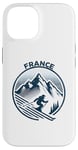 Coque pour iPhone 14 France Ski Ski d'hiver