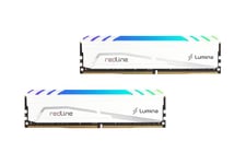 Mushkin Redline Lumina - 16GB:2x8GB - DDR4 RAM - 3600MHz - DIMM 288-PIN - Ikke-ECC - CL16