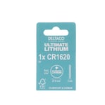 Deltaco Ultimate Lithium  3V  CR1620 button cell  1-pk