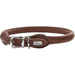 Dog Collar Round & Soft Brown 35 cm - Koirat - Kaulapannat, hihnat ja valjaat - Koiran kaulapannat - Hunter