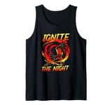 Women Fire Spinner Ignite The Night Fire Spinning Tank Top