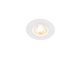 Ulo - led Dimmable Spot encastrable variateur inclus - 5 pièces - ø 82 mm - Blanc - Moderne - éclairage extérieur - Salon i Chambre i Cuisine i Salle