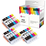 15x Ink Cartridges For Canon Pixma Ix6850 Mg5650 Mg6450 Mg5550 Mx725 Mx925