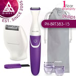 Philips BRT383/15 BikiniGenie Cordless Women's Lady Bikini Trimmer│Trim & Shave