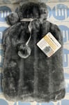 2 LITRE HOT WATER BOTTLE WITH FUR COVER 2LTR LARGE WITH WARM HEAT BAG FURCOVER