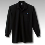 NEOGEO Label - LONG SLEEVE POLO SHIRT - H Grade Black SNK Official ref/343