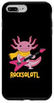 Coque pour iPhone 7 Plus/8 Plus Rocksolotl Guitare Axolotl pour enfant