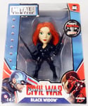 Captain America Civil War - Black Widow - Figurine 10cm métal die-cast - Jada To