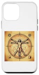 Coque pour iPhone 12 mini L'homme de Vitruve de Da Vinci