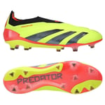 adidas Predator Elite Laceless FG Energy Citrus - Gul/Svart/Röd - Gräs (FG), storlek 36