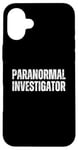 Coque pour iPhone 16 Plus Enquêteur paranormal chasse fantôme Halloween