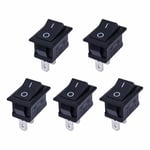 Joli À Bascule De Type Bateau À 2 Vitesses Pour Moto,Bouton Marche-Arrêt,Pièces De Commutateur D'alimentation,Balance Électronique,Interrupteurs Iss Ménagers,2 Broches - Type 5pcs Black