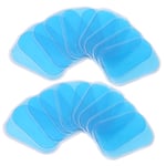 DAUERHAFT Easy to Install Low Irritation 20pcs/10 Packs Stimulator Replacement Gel Pads,for all EMS AB Trainer