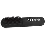 Hair Straightening Brush Anti Scald LED Display Negative Ions Hair Straightening