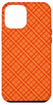 Coque pour iPhone 14 Plus Orange Buffalo Checks Tartan à carreaux Vichy Automne