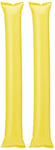 eBuyGB Unisex 1202908-10 eBuyGB Pack of 10 Cheering Sticks Bang Bang Noise Makers Clappers for Football Sports Events , Yellow, Pack UK