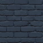 Fine Decor Painted Brick Navy Wallpaper FD43602 - Faux Realistic 3D Effect