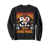 Rock and Roll Graphic Tees - I Love Rock N' Roll Designs Sweatshirt