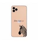 Coque Iphone 11 PRO zebre personnalisee transparente